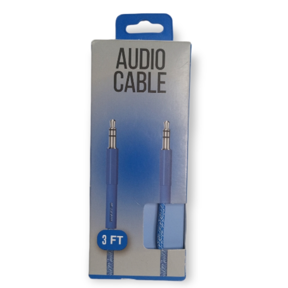 🤩 10/$10 Audio cable Blue